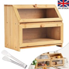 Double Layer Bamboo Wooden