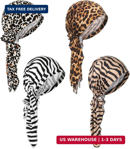 Avxdbr 4pcs chemo headwear - 4pcs,