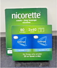 2 x 80 Nicorette Cools 2mg Icy
