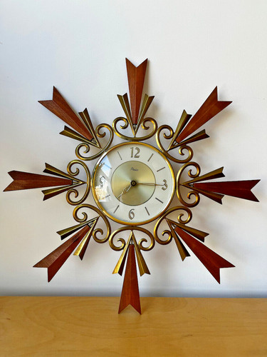 Paico sunburst clock - clock,