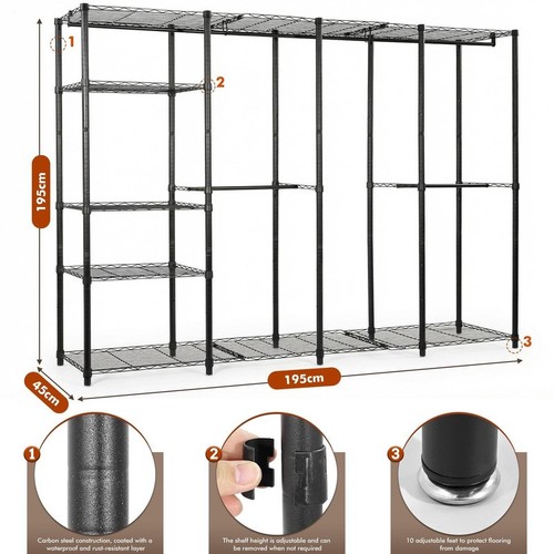Heavy duty clothes rail - heavy,