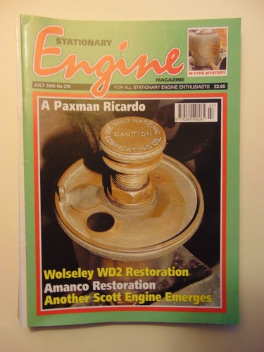 Stationary engine magazine - engine,