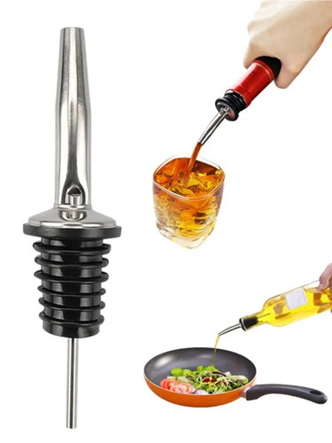 Stainless steel bottle pourer - bottle,