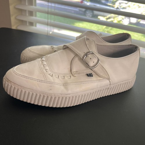Vintage white vegan - vintage, leather