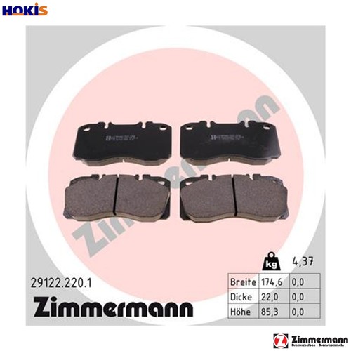 Brake pad set disc - pad,