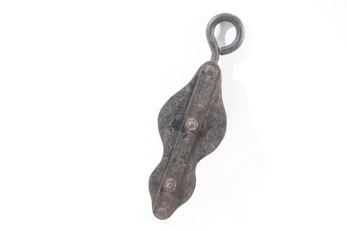 Old large pulley - large, block