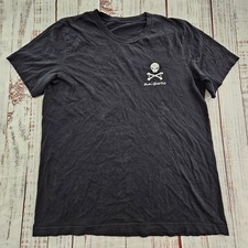 Pirate's Yacht Club Bad Habits Good Fortune Black Short Sleeve T-Shirt Men's M