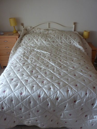 Large quilted bedspread