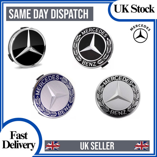 Black mercedes benz 75mm - black,