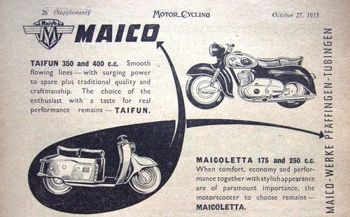 Original maico motor cycle - original,