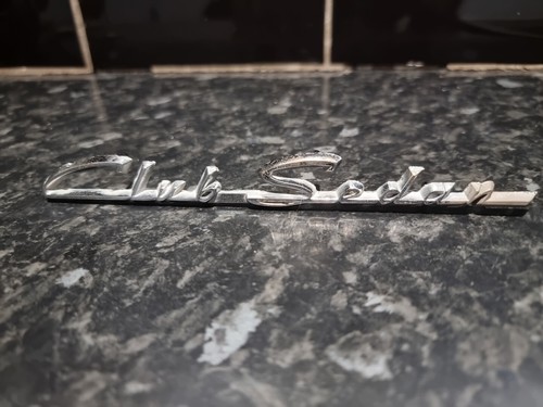 Vintage rare car badge club - vintage,