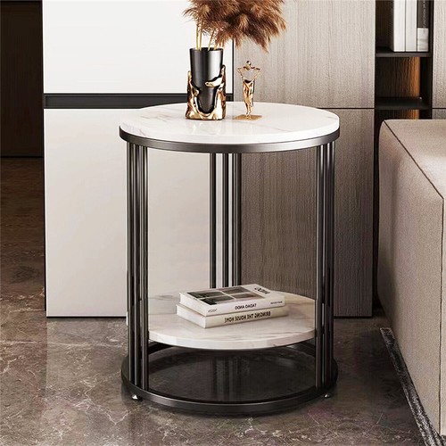 Marble side table round coffee - marble,