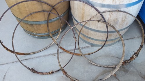 Five used wine - five,