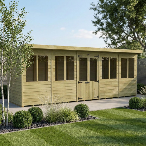 Pent summer house uk - 8,