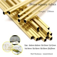 Square Brass Tube  Metal Model