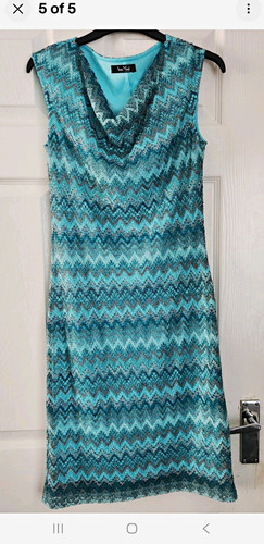 Vera mont blue lace chevron - mont,