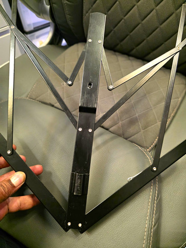 Black metal folding - metal,