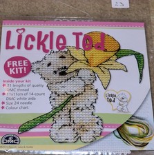 CROSS STITCH KIT.  LICKLE TED