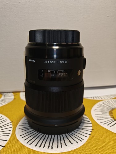 Sigma art series 50mm - series,