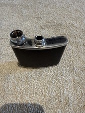Vintage Real Leather Hip Flask