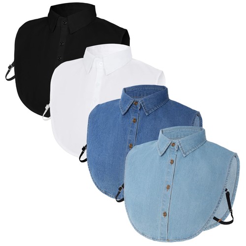 Pcs fake collar detachable - 4,
