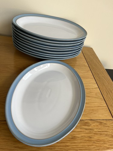 Denby colonial blue oval - colonial,