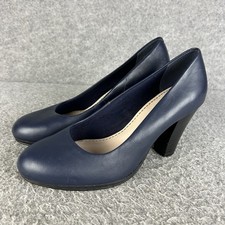 Clarks Leather Heels Womens UK