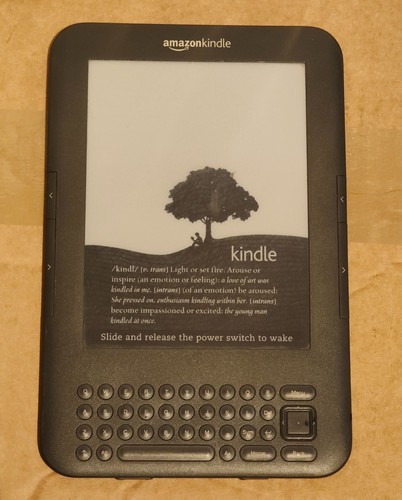 Amazon kindle 3rd gen - kindle,