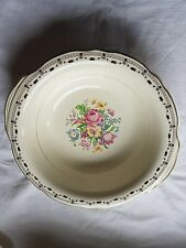 Vintage Hughes Longport China vegetable Tureen, Flower Design 
