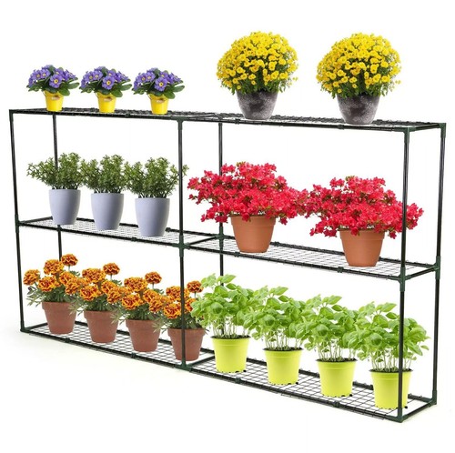 Tier greenhouse staging shed - greenhouse,