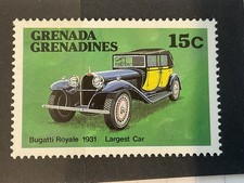 Bugatti Royale stamp - Grenada
