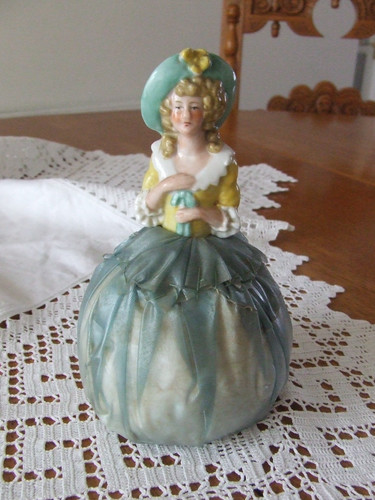 Vintage porcelain pin - vintage,