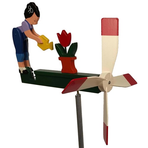 Garden woman whirligig - garden,