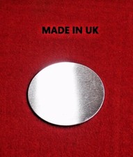 BLANK round metal DISCS ALUMINIUM  1.2mm thick choose-size/No. NoBurr UkMade 