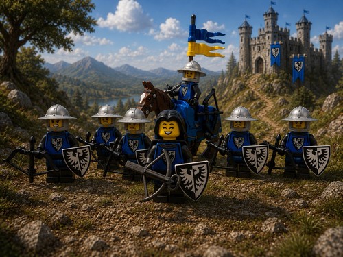 Lego lion knights castle - knights,