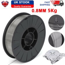 5kg GASLESS STAINLESS STEEL MIG WELDING WIRE REEL SPOOL ROLL FLUX CORE 0.8mm