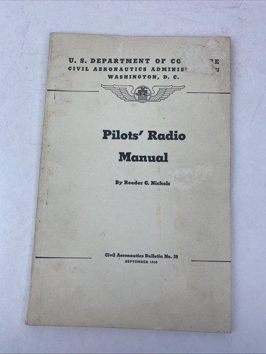 Vintage pilots radio - pilots,