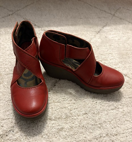 Fly london women red wedge - fly,