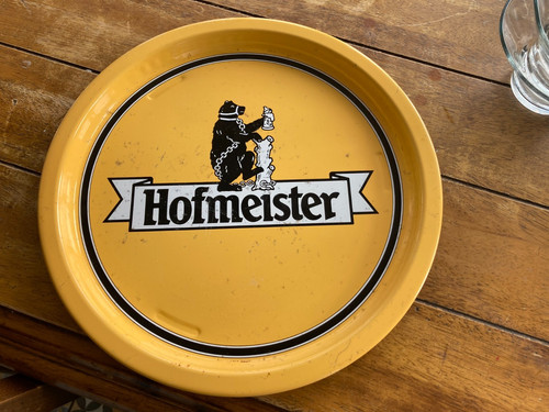 Hofmeister yellow serving tray - yellow,