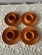 Four Orange Retro-style Egg