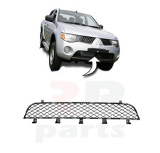 FOR MITSUBISHI L200 2006 - 2010 NEW FRONT BUMPER LOWER CENTER MESH GRILLE BLACK