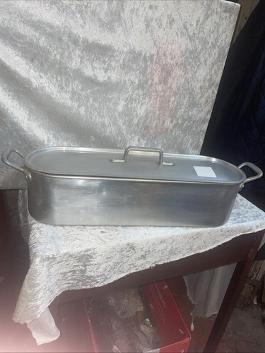 Aluminium salmon poacher - aluminium, fish