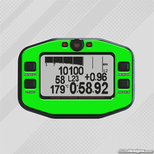 FLUORESCENT GREEN STYLE GEL STICKER FOR MYCHRON 4 - KARTING