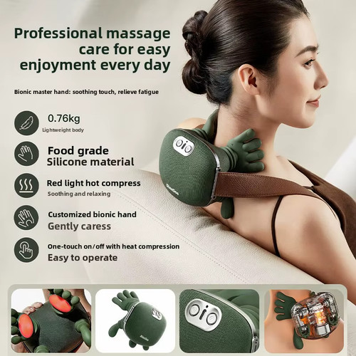 Neck shoulder massager with - shoulder,