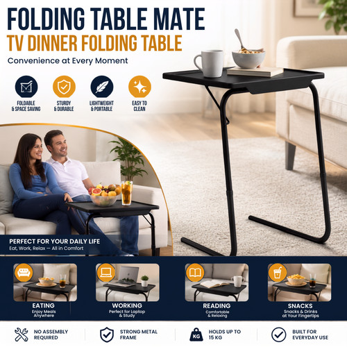 Folding table mate - mate, portable