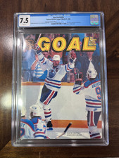 Wayne Gretzky CGC 7.5 Goal Magazine 1987 Oilers NHL