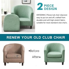 Jacquard Tub Chair Covers