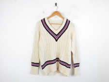 Mens vintage wool cricket