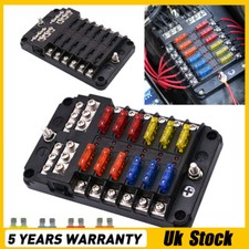 12Way Blade Fuse Box Block