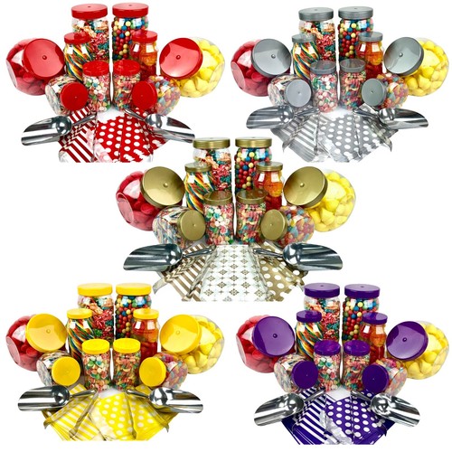 Plastic sweet jar candy - sweet,